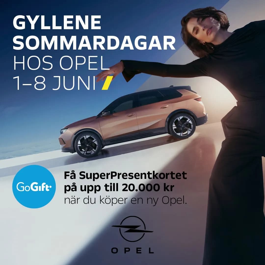 Opelvecka 1-8 juni