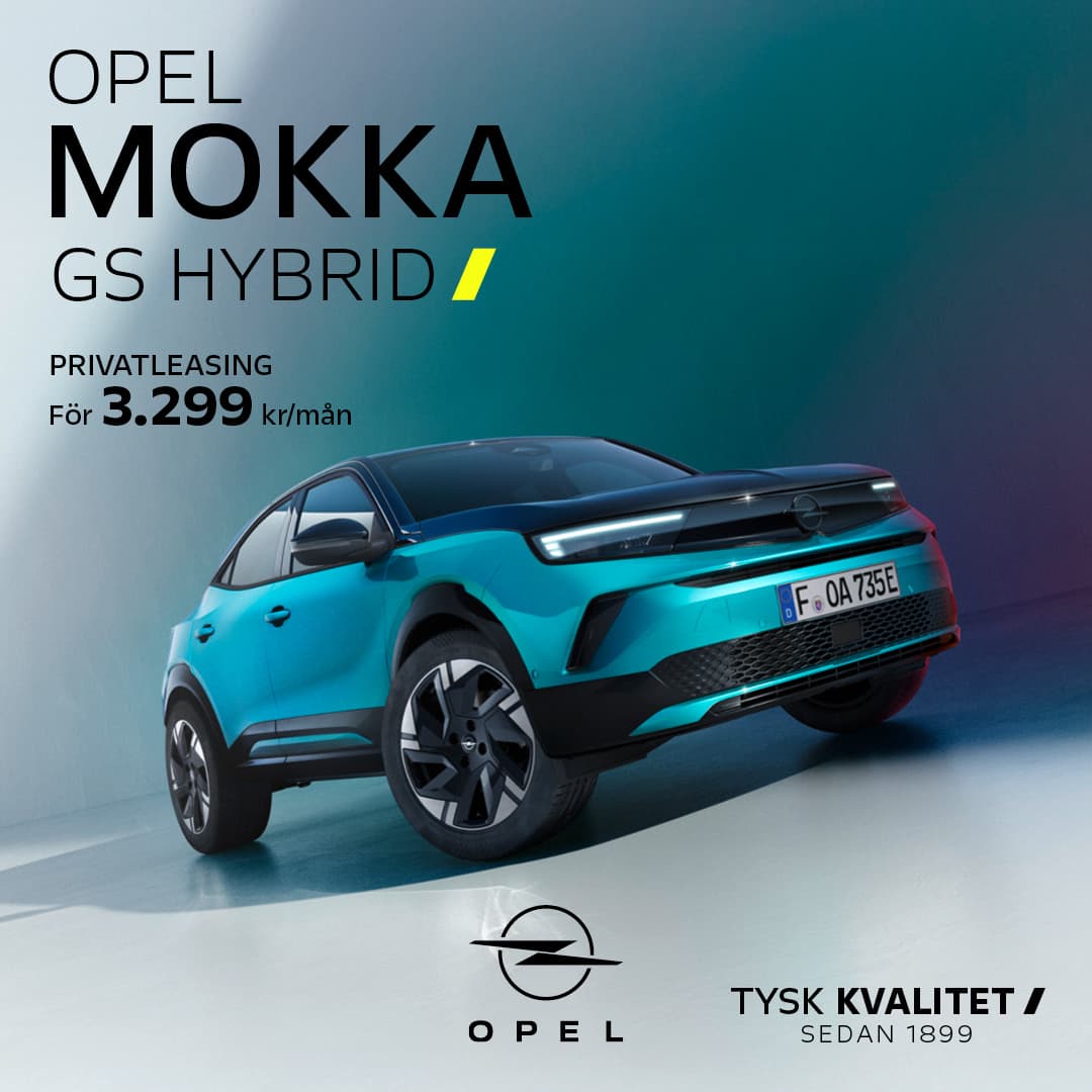 Opel Mokka – endast 3.299 kr/mån