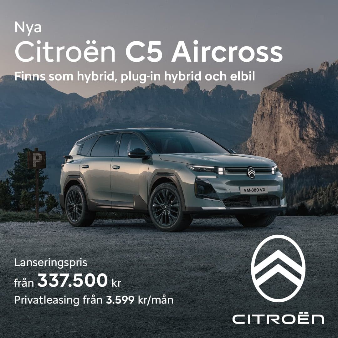 Nya C5 Aircross är äntligen här