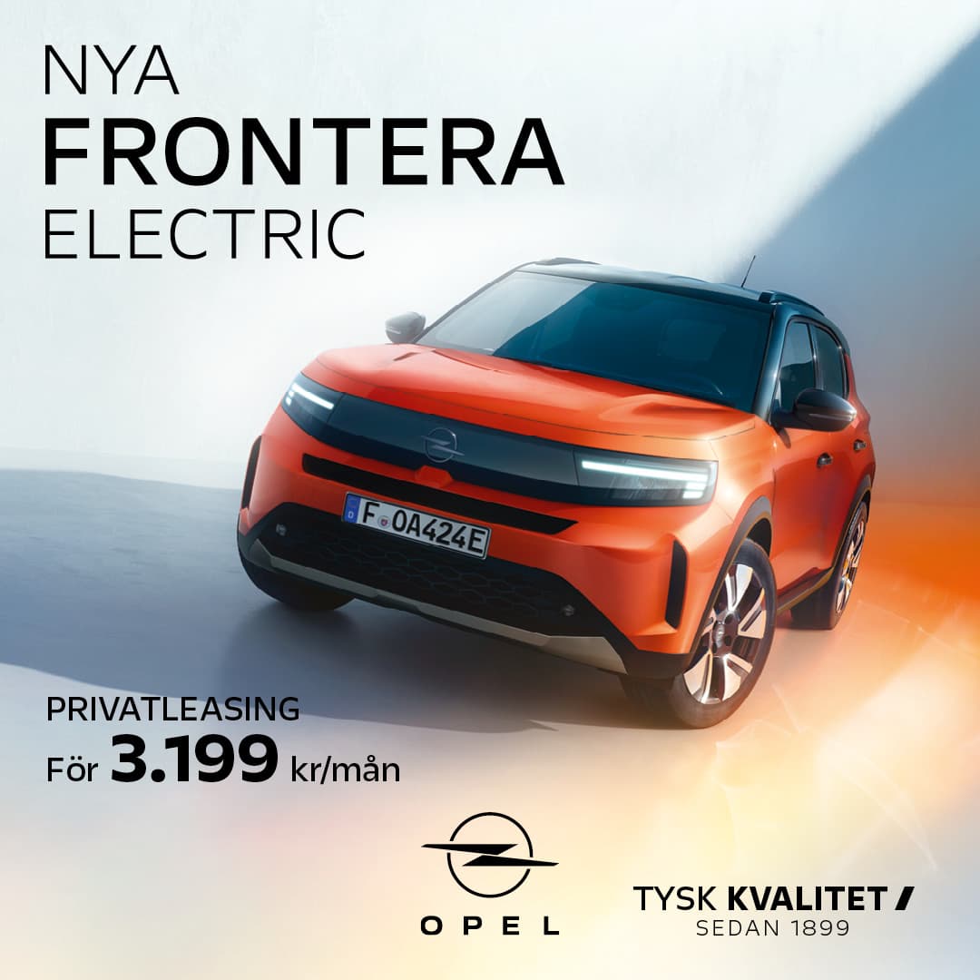 Frontera Electric - endast 3.199 kr/mån