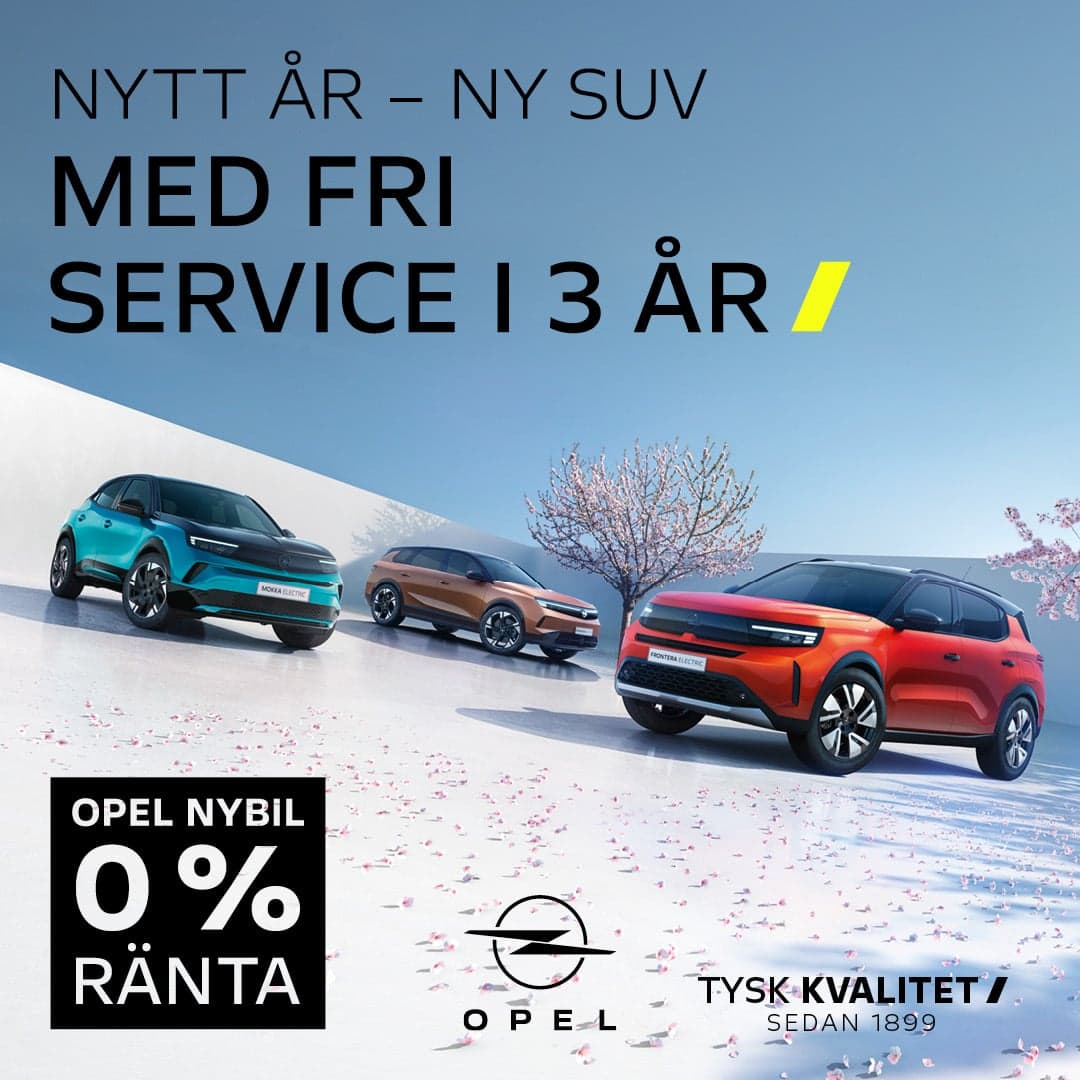 0 % ränta och 3 års service
