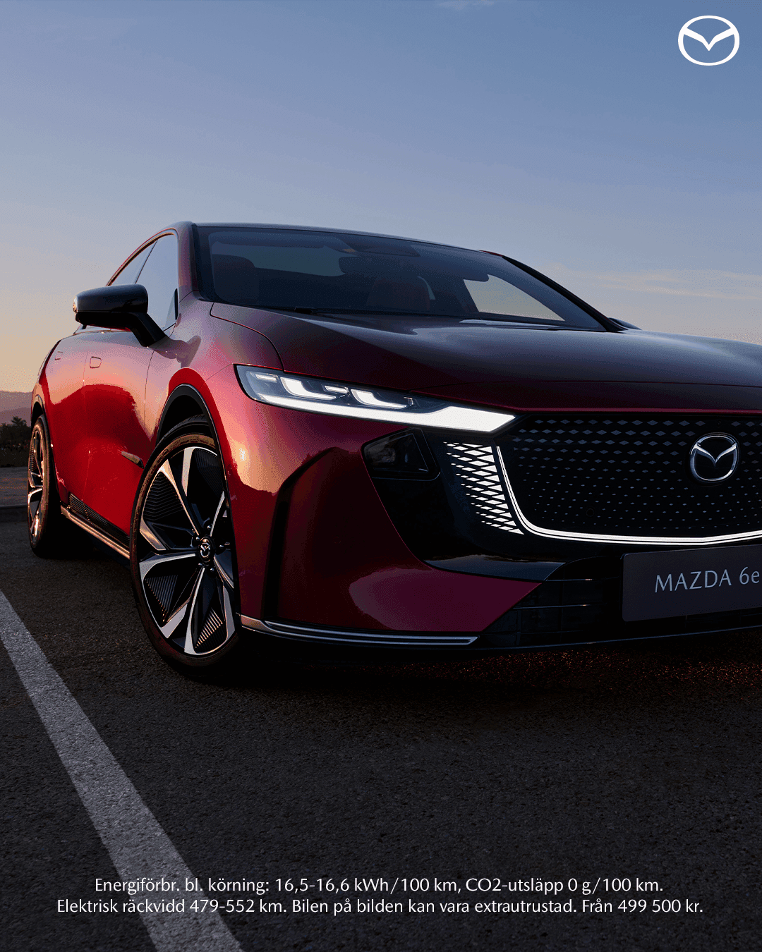 Mazda 6e - 50.000 kr i rabatt