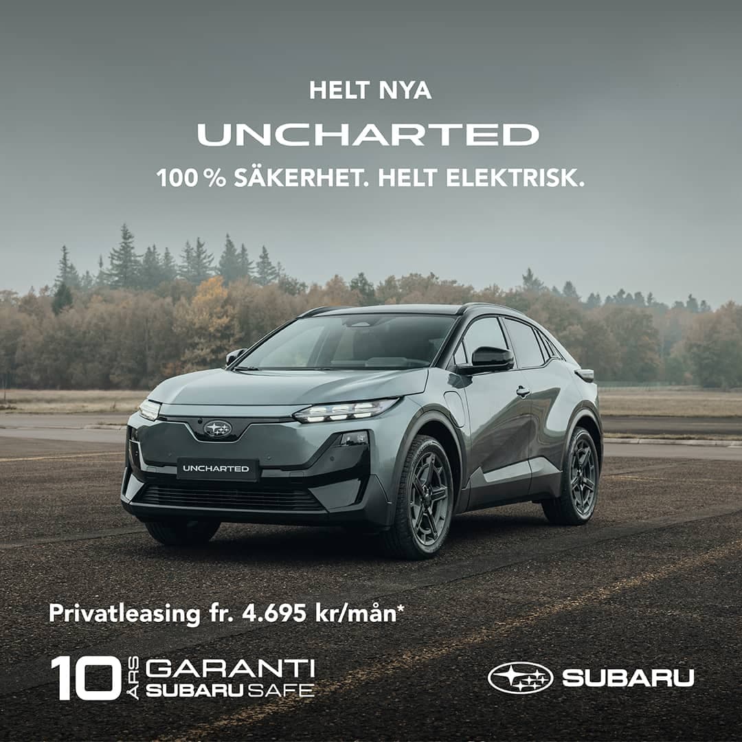 Helt nya UNCHARTED Subaru